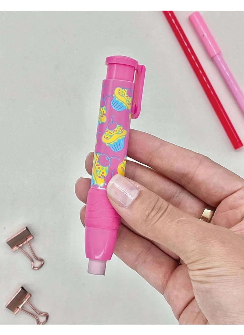Kağıt Gemi Dükkan Pink Pencil Eraser