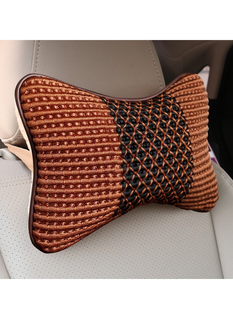 KUYING Neck Pillow Car Ice Silk Headrest 
