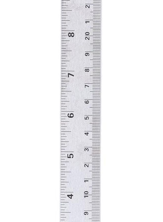 Adjustable Stainless Steel Angle Protractor Ruler 30 5cm 12in For Woodworking Measurement - Image 1