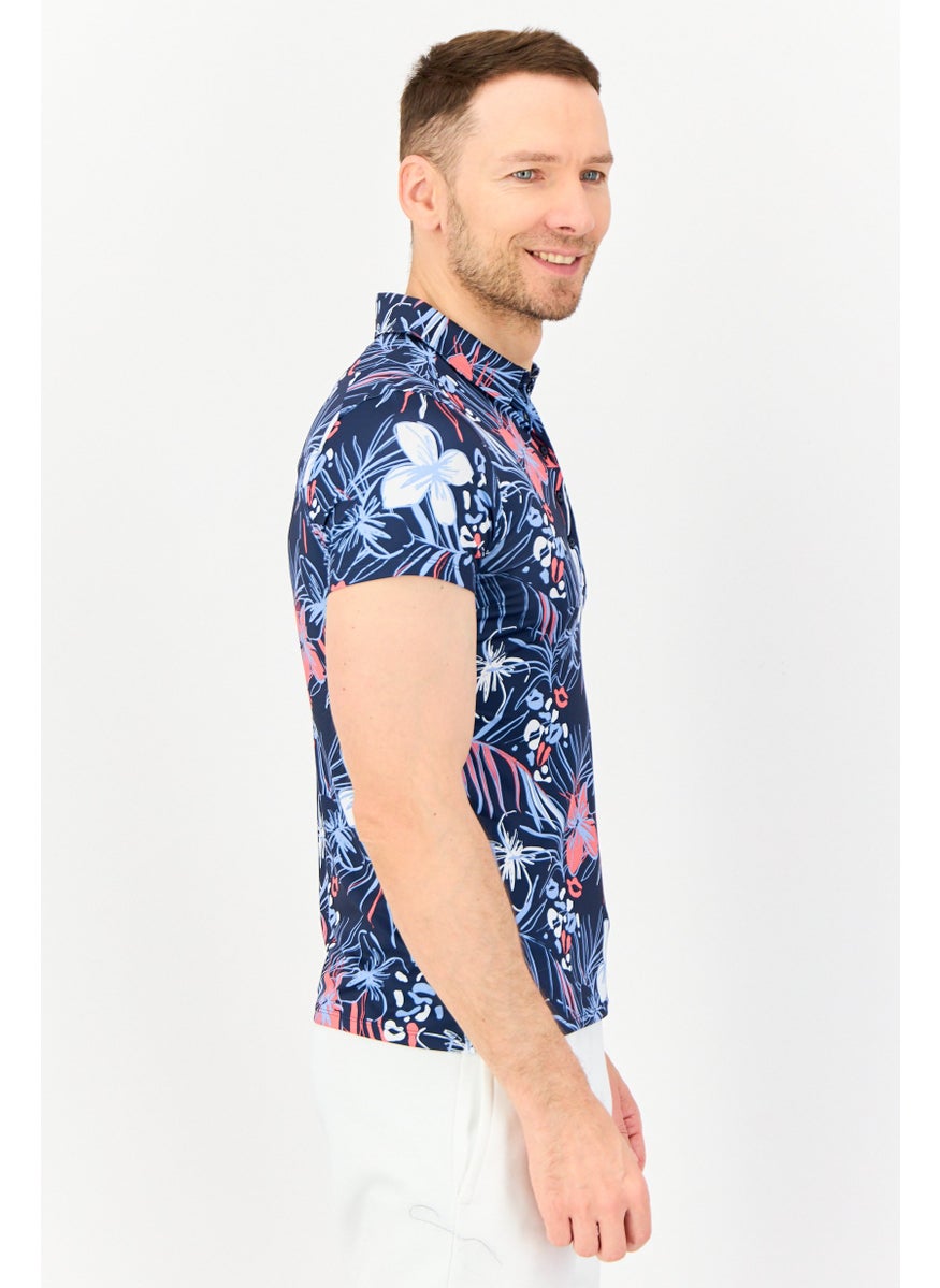 PUMA Men Sportswear Fit Short Sleeve Outdoor Polo Shirt, Multicolor  - Image 3