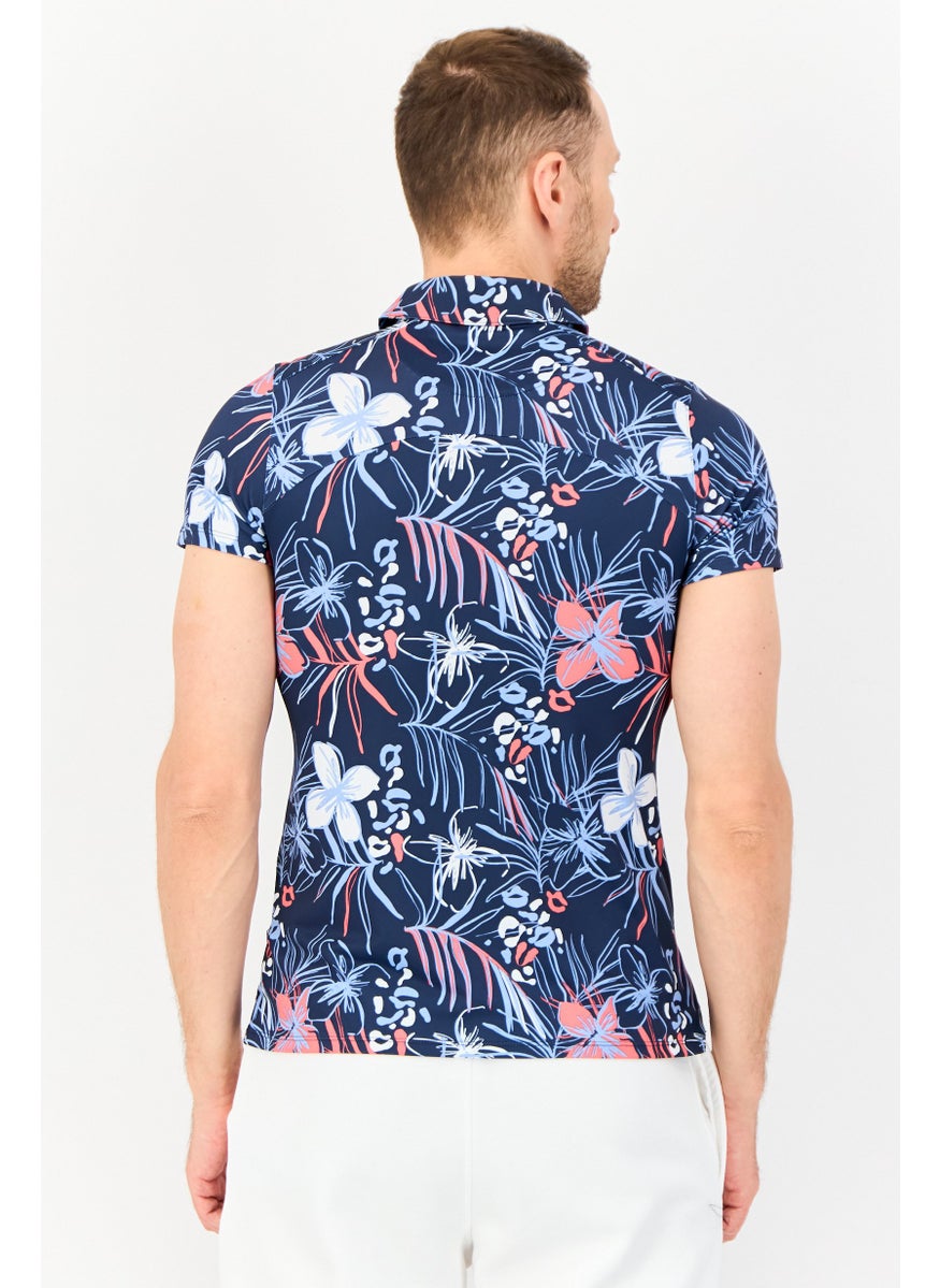 PUMA Men Sportswear Fit Short Sleeve Outdoor Polo Shirt, Multicolor  - Image 2