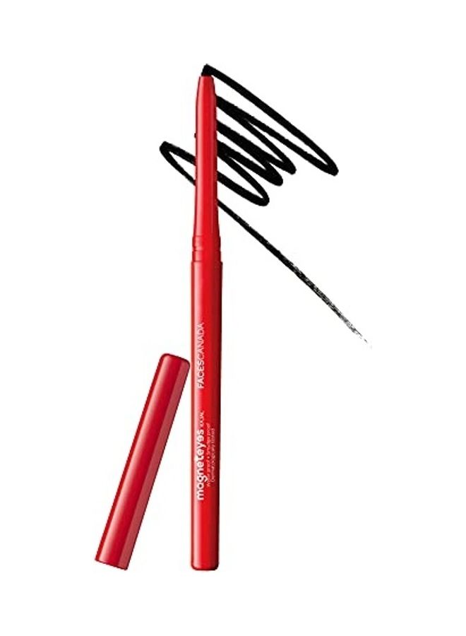 FACESCANADA Magneteyes Kajal - Black, 0.35g | 24 Hr Long Stay | One Stroke Smooth Glide | Waterproof, Smudgeproof & Fadeproof | Deep Matte Finish | Enriched With Almond Oil & Vitamin E - Image 1