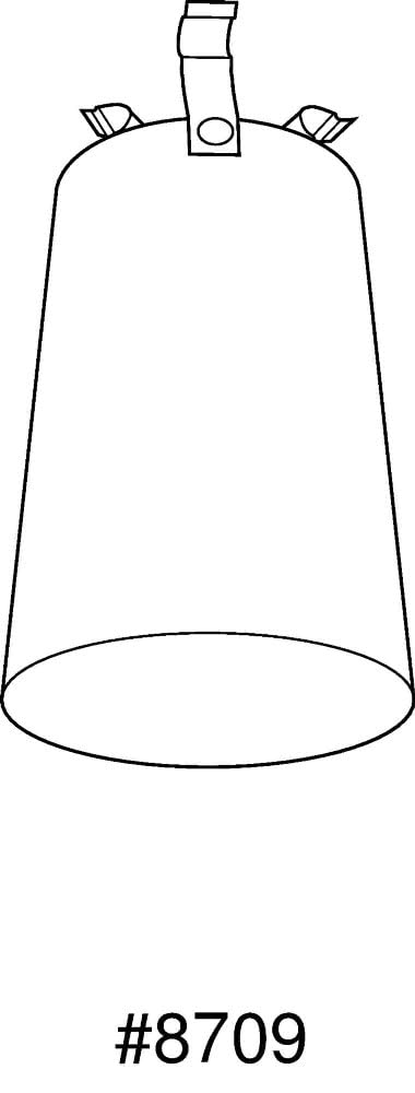 Progress Lighting P8709-31 Dark Sky Cup that Fits Over the Lamp and Used with 1-Light Medium Base Lamp Facing Down Only, Black - Image 2