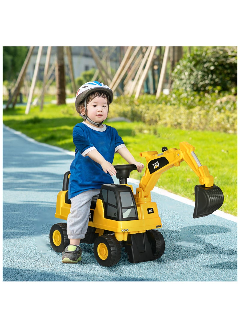 CAT Caterpillar Ride on Push Car - Yellow - Image 3