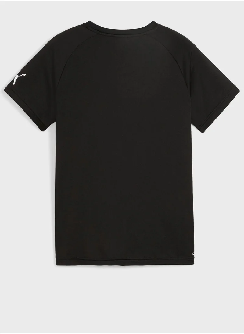 PUMA Kids Active Sports Poly Aop T-Shirt
