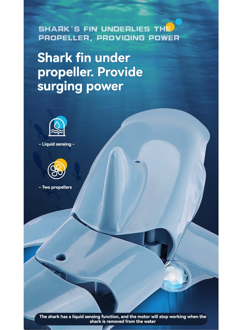 Brown Mini Remote Control Manta Ray, Simulation Electric Underwater Waterproof Animal Toy Model Suitable For Swimming Children'S Swimming Pool Bathtub  - Image 4
