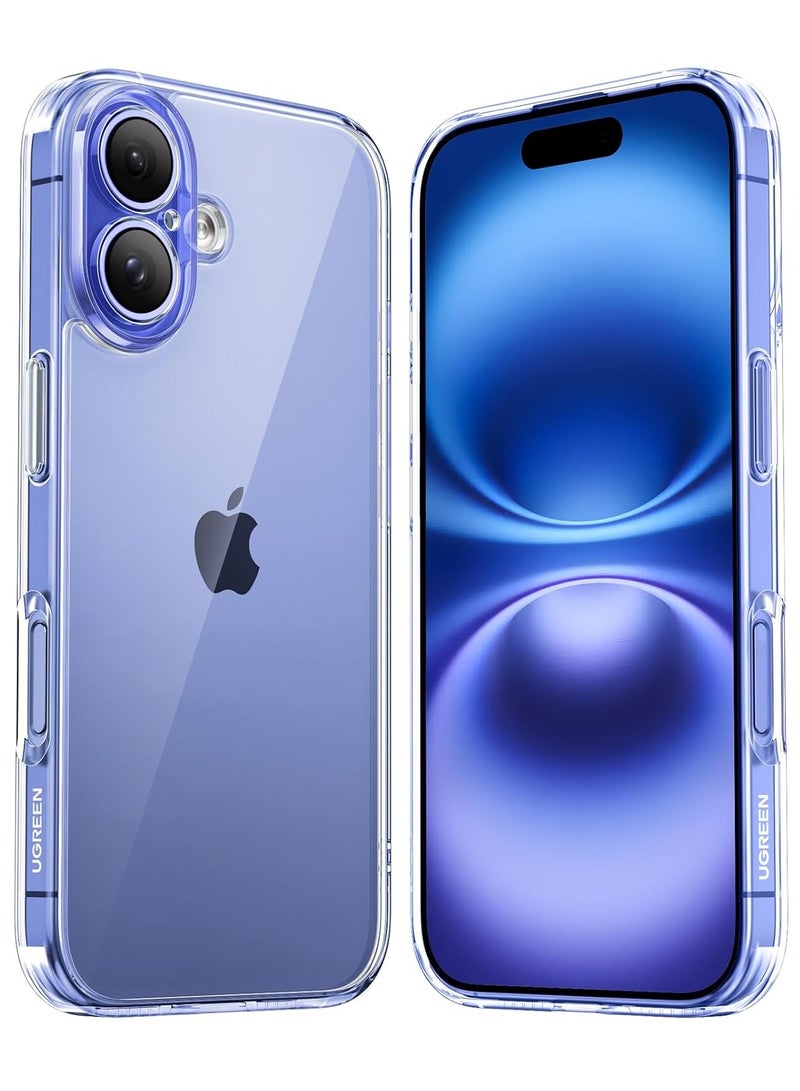 iPhone 16 Clear Case Soft Flexible TPU Shockproof Transparent Back Cover Designed for iPhone 16 - Image 1