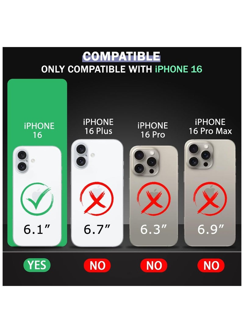 iPhone 16 Clear Case Soft Flexible TPU Shockproof Transparent Back Cover Designed for iPhone 16 - Image 2