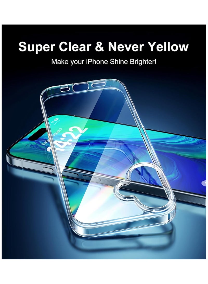 iPhone 16 Clear Case Soft Flexible TPU Shockproof Transparent Back Cover Designed for iPhone 16 - Image 4