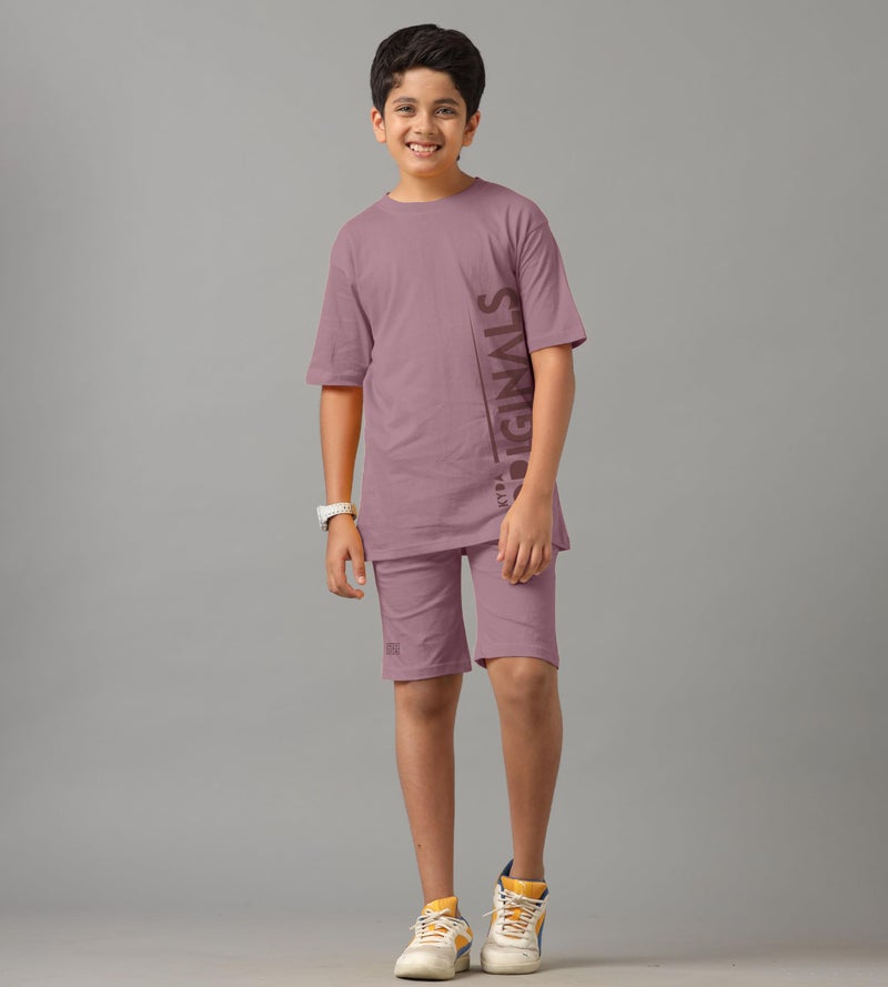 KYDA KIDS®100% Pure Cotton Boy's Premium Printed Tshirt and Shorts Set - Image 4