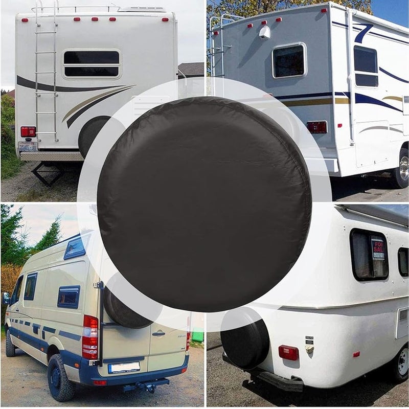 غطاء إطار احتياطي ثقيل مقاوم للماء للعربات السكنية والمقطورات وسيارات الدفع الرباعي والمخيمات - Image 5
