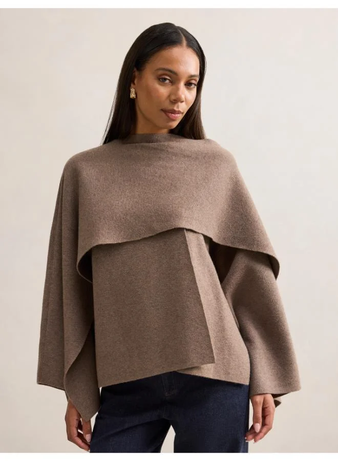 Forever New Tabitha Knitted Cape