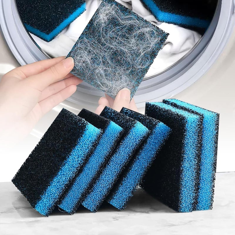 Excefore Reusable Household Filter Washer Trap Net Pouch, Lint Catcher for Laundry, Pet Hair Remover for Laundry, Washing Machine Floating Lint Mesh, Washing Machine Lint Traps (10PCS) - Image 1