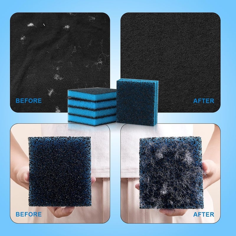 Excefore Reusable Household Filter Washer Trap Net Pouch, Lint Catcher for Laundry, Pet Hair Remover for Laundry, Washing Machine Floating Lint Mesh, Washing Machine Lint Traps (10PCS) - Image 5