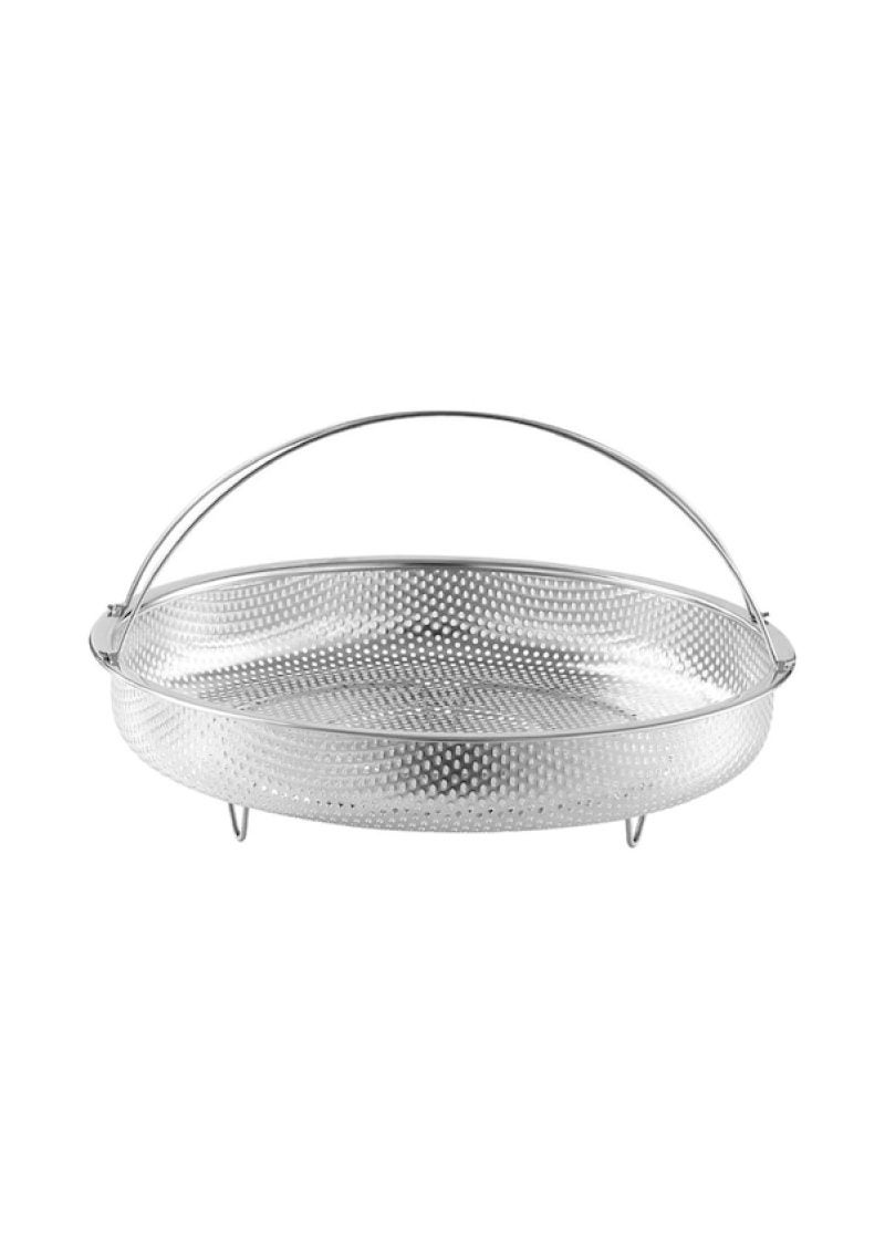 Steaming Rack 25.5*25.5*8cm High-Quality 304 Stainless Steel Durable Safe Universal Design - Versatile Steaming Draining Functions Round Rack for Home Kitchen Cookware Accessories - Image 3