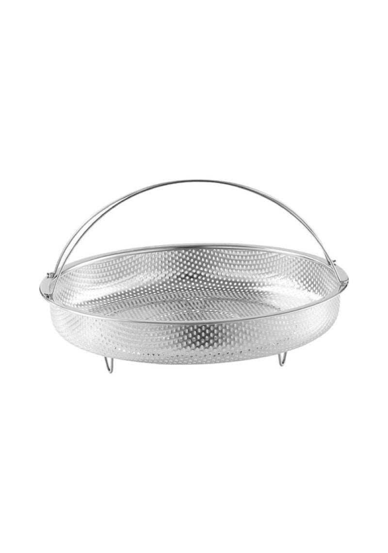 Steaming Rack 25.5*25.5*8cm High-Quality 304 Stainless Steel Durable Safe Universal Design - Versatile Steaming Draining Functions Round Rack for Home Kitchen Cookware Accessories - Image 5