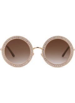 Shining Oversized Round Rhinestone Sunglasses Festival Gem Sunnies Sj1095 With Gold Frame Gradient Brown Lens With Crystal Diamonds - pzsku/Z74FE96B38F841C361D1FZ/45/_/1718602642/e30b5f22-2be8-4fc9-87c7-7f9038aa653e