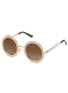 Shining Oversized Round Rhinestone Sunglasses Festival Gem Sunnies Sj1095 With Gold Frame Gradient Brown Lens With Crystal Diamonds - pzsku/Z74FE96B38F841C361D1FZ/45/_/1718602658/e456f9e4-4691-436f-b8e8-82d03f64ea52