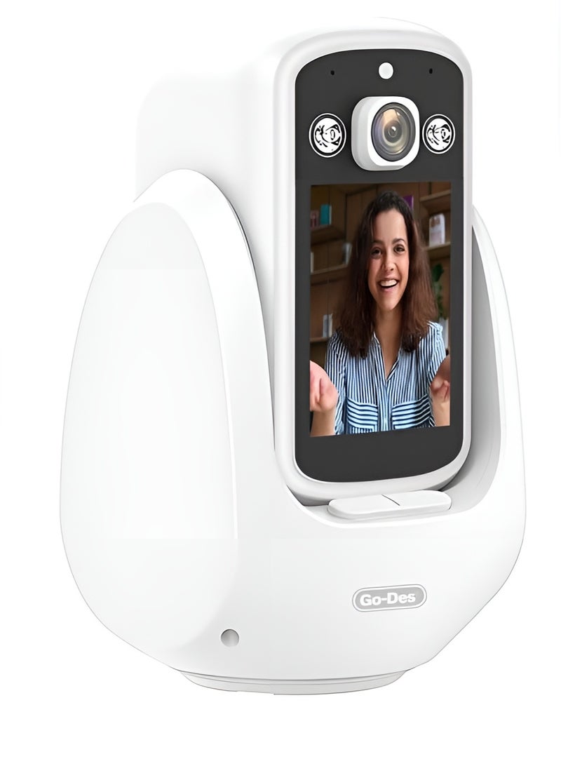 GO-DES GD-CM102 Video Calling Smart Camera with Full Color HD Monitoring Humanoid Tracking Real Time Video Call with Cloud Storage Service - Image 2