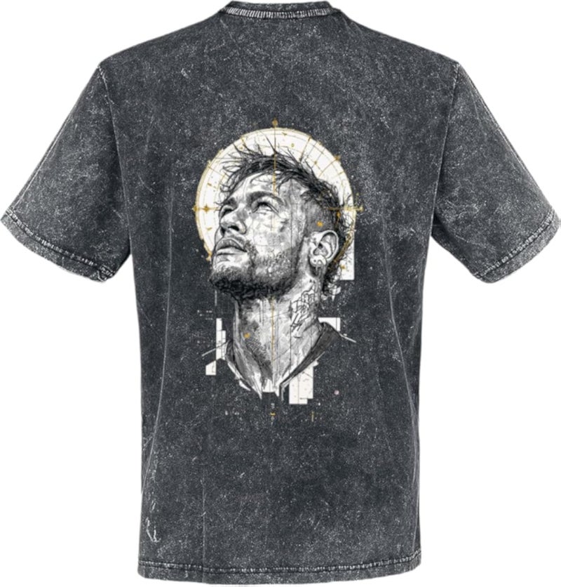 Neymar Jr T-shirt washed back