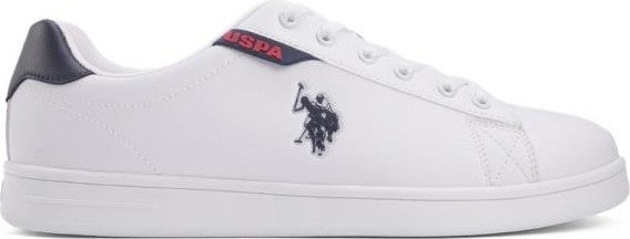 U.S. Polo Assn. BASE. Polo Assn. Costa 4fx 101501686 Men's Sneaker Shoes White Navy Red 40-45  - Image 1
