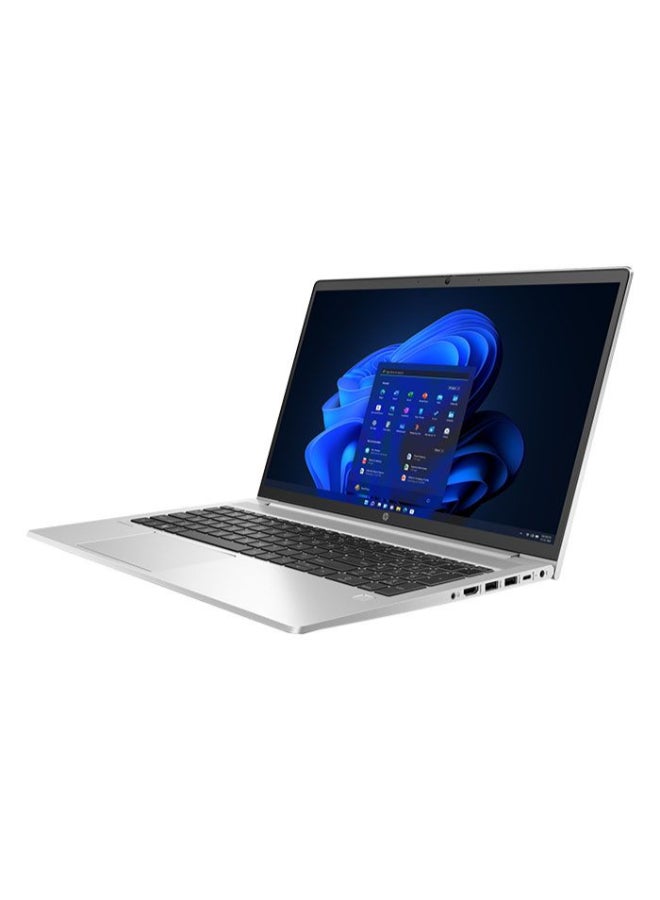 HP لابتوب ProBook 450 G9 بشاشة 15.6 بوصة عالية الدقة بالكامل (1920×1080)، معالج Intel Core i5 1335U، ذاكرة وصول عشوائي 8 جيجابايت DDR5، قرص صلب SSD سعة 512 جيجابايت، نظام تشغيل DOS (بدون ويندوز)، يدعم اللغتين الإنجليزية والعربية، لون فضي الإنجليزية/العربية - Image 2