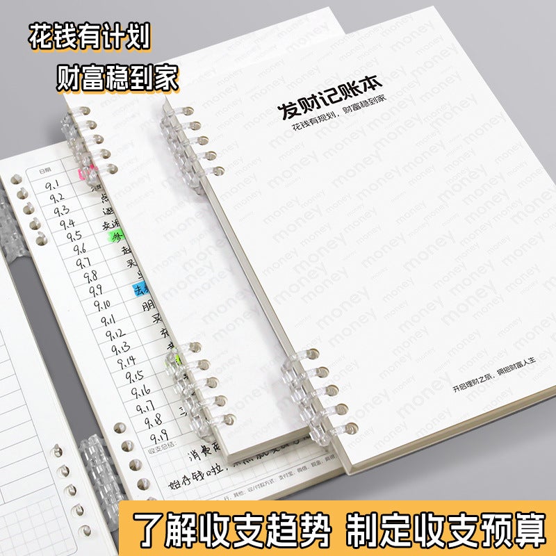 2025 Daily Bookkeeping Book Handbook Expenditure Details Family Financial Notebook Daily Expenses Flow Book - Image 2