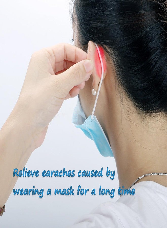 HX AURIZE Face Mask Strap Extender Adjustable for Comfortable and Relieves Pain Ears (Blue Yellow) - Image 3