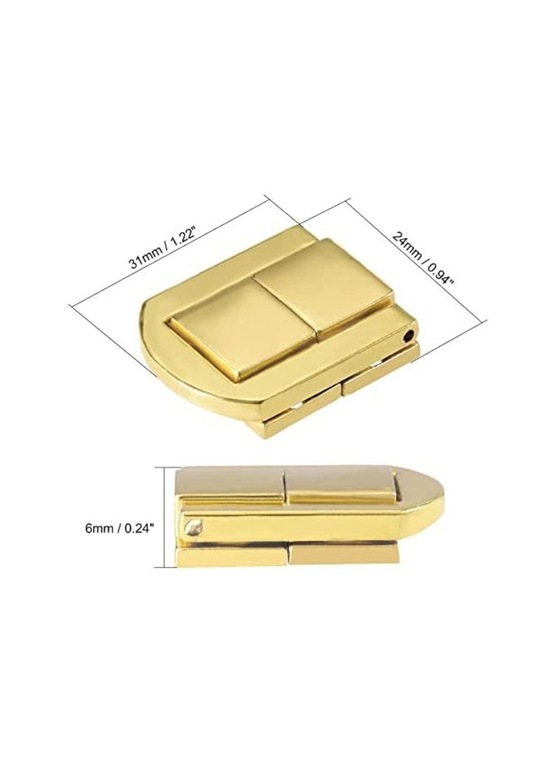 KNP - KNP Toggle Latch, Retro Style Decorative Hasp Jewelery Suitcase Box Catch w Screws (12) 4 Pcs - Image 1