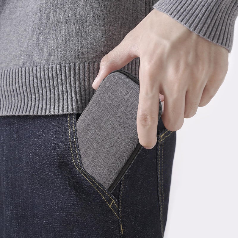 Portable Electronics Organizer Case For Microphone Earphones Charger Cables Travel - Image 5