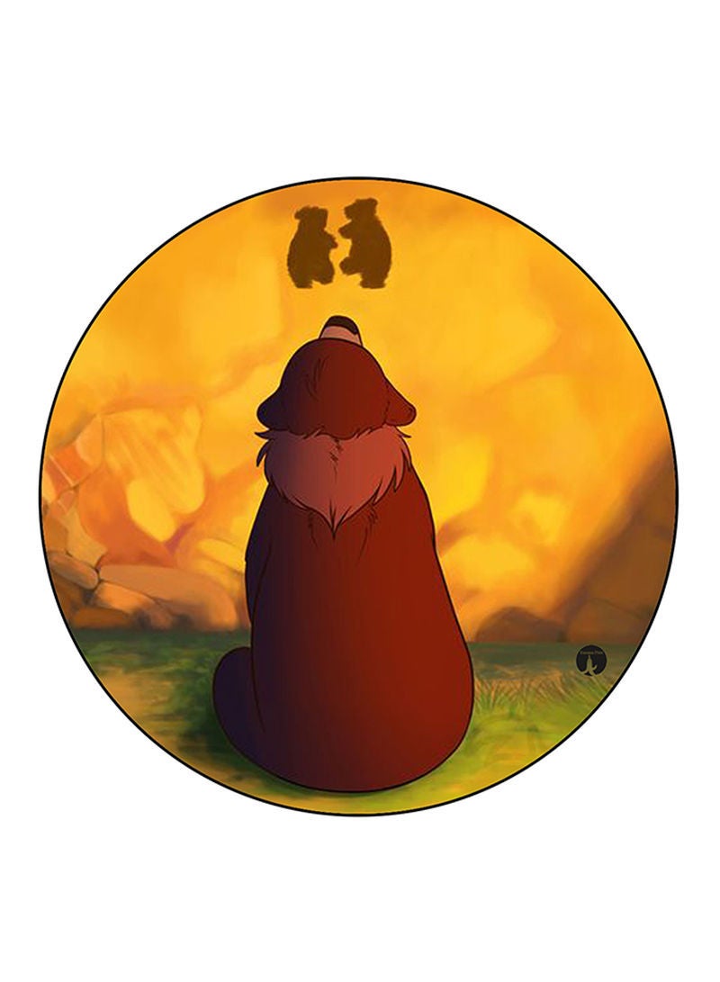 RKN Disney Printed Mouse Pad  Round  Multicolour