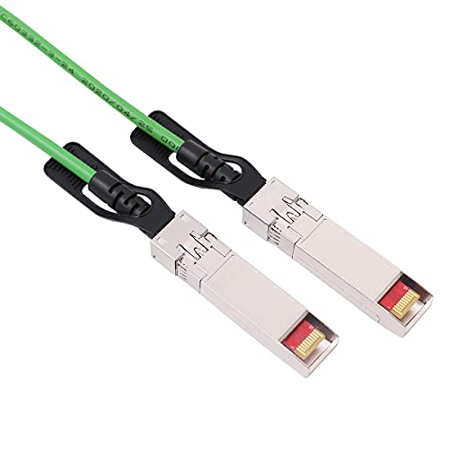 Wiitek [Green Colored] 2m 10G SFP+ DAC Twinax Cable, 10Gbase-CU SFP+ Copper Cable, Compatible for Cisco SFP-H10GB-CU2M, Ubiquiti, Juniper, Mellanox, Mikrotik, Netgear, Supermicro, Open Source Switches - Image 3