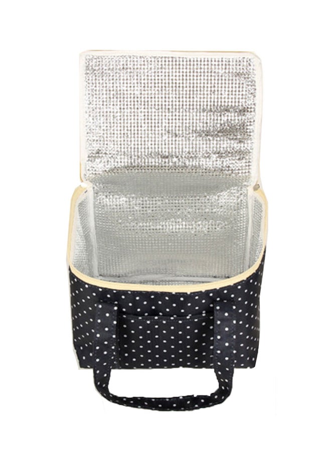 Sharpdo Thermal Insulated Lunch Bag Black/White/Beige One Size - Image 3