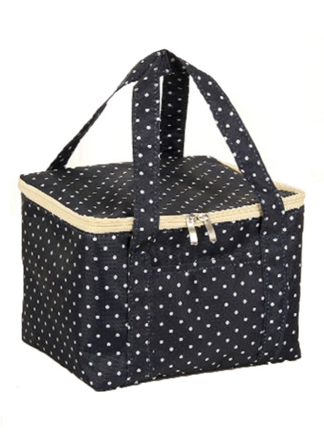 Sharpdo Thermal Insulated Lunch Bag Black/White/Beige One Size - Image 2