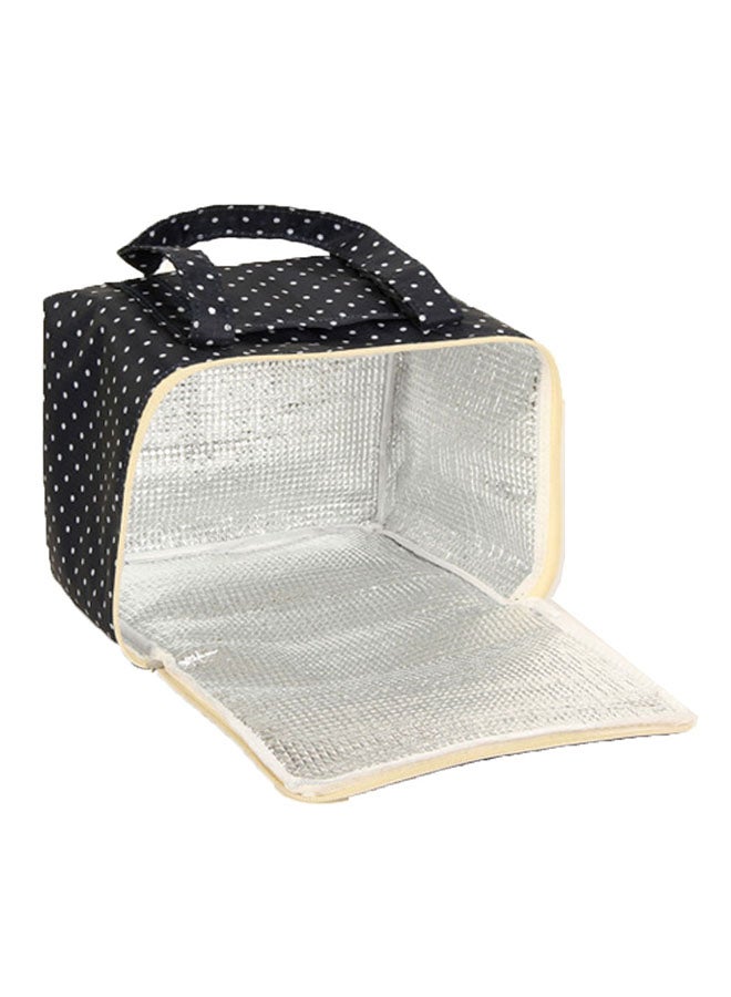 Sharpdo Thermal Insulated Lunch Bag Black/White/Beige One Size - Image 4