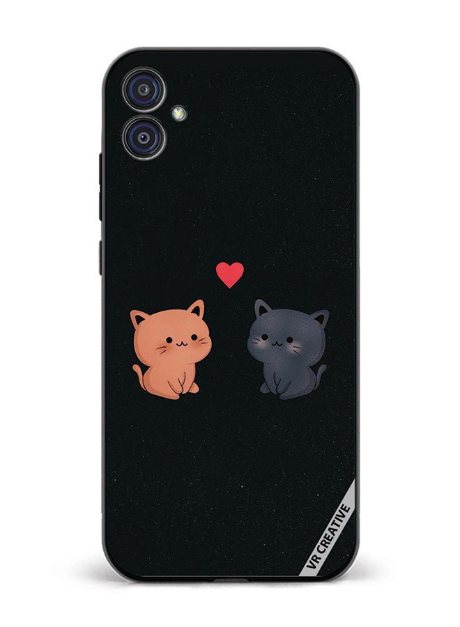 VR CREATIVE Protective Case Cover For Samsung Galaxy M04/F04 Cats Design Multicolour - Image 1