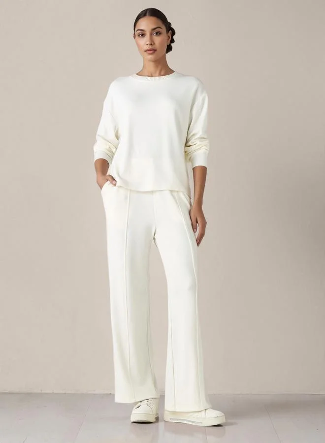 Splash FAV Regular Fit Ribbed Round Neck Sweater