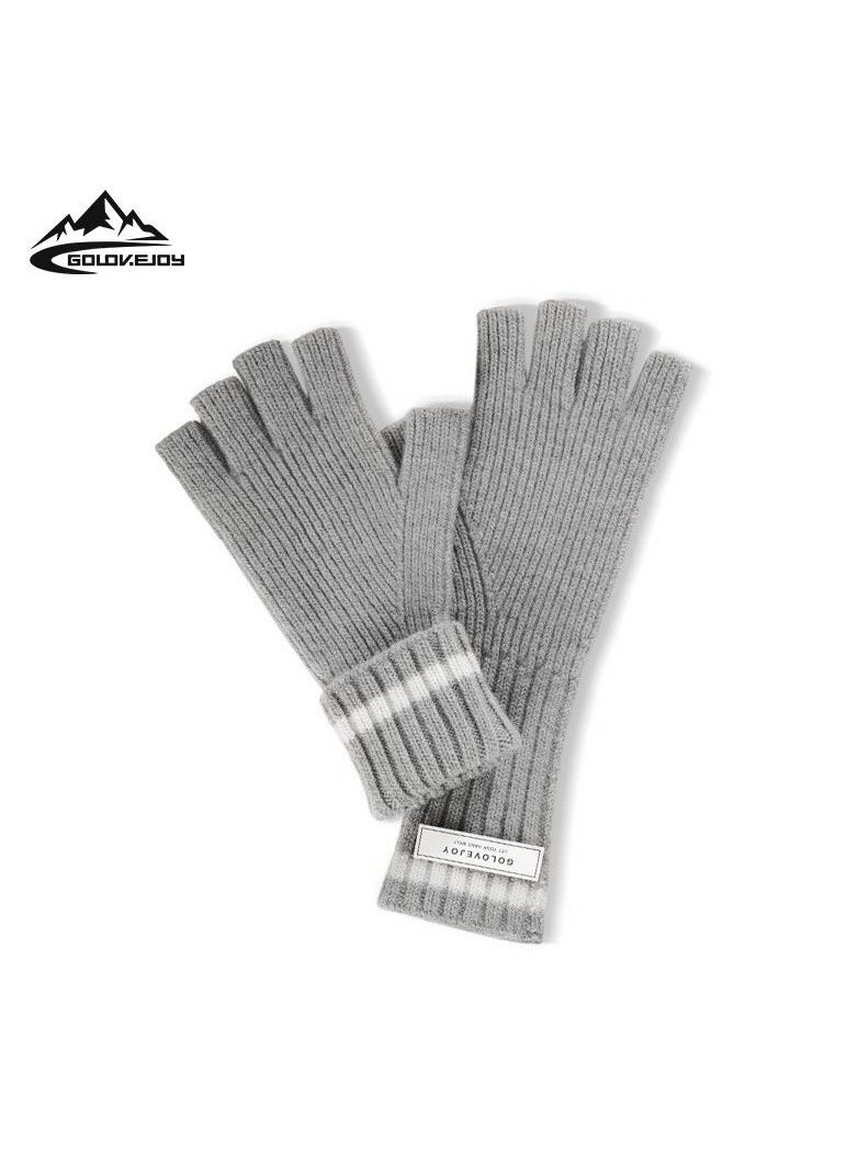 Golovejoy - Women's Warm Plush Windproof And Cold Proof Lovely Gloves - Image 1