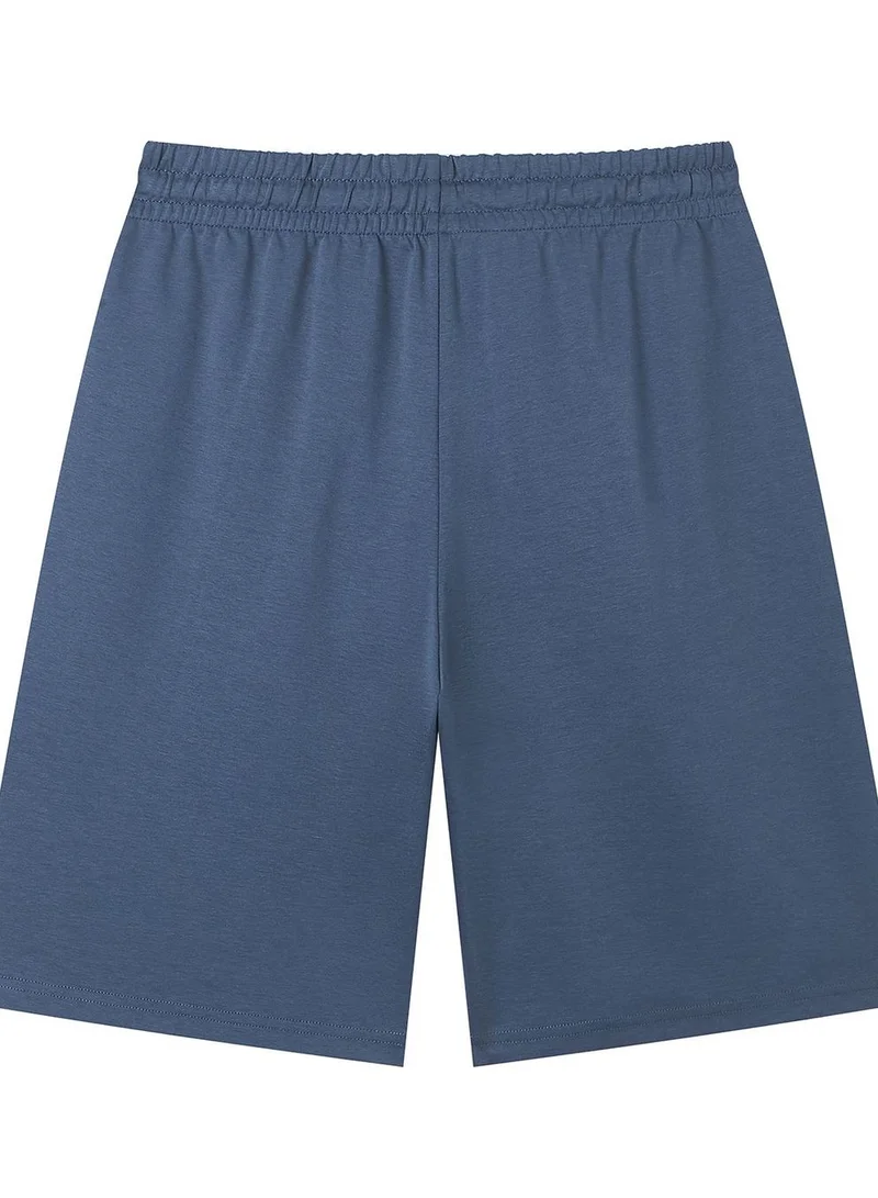 Giordano  Men's Regular Fit Interlock Knit Shorts for Men | Best Price UAE