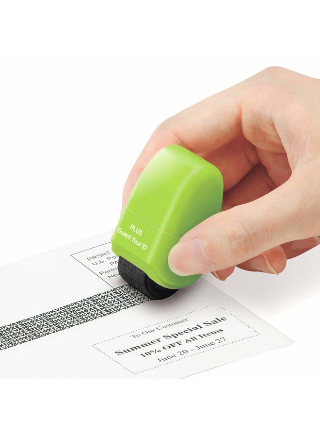 Plus Guard Your ID Roller Identity Security Stamp Roller (Green) IS-520CM - Image 3