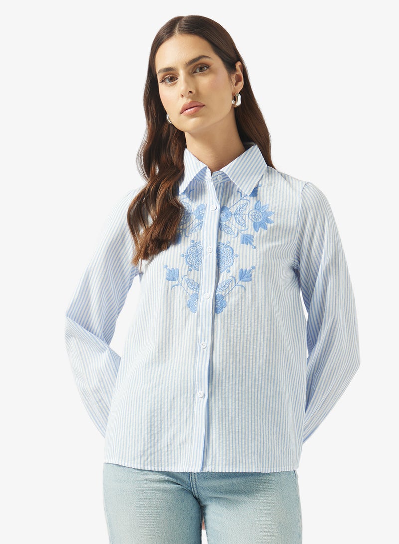 ايلا قميص بأزرار مطبوع - Image 1
