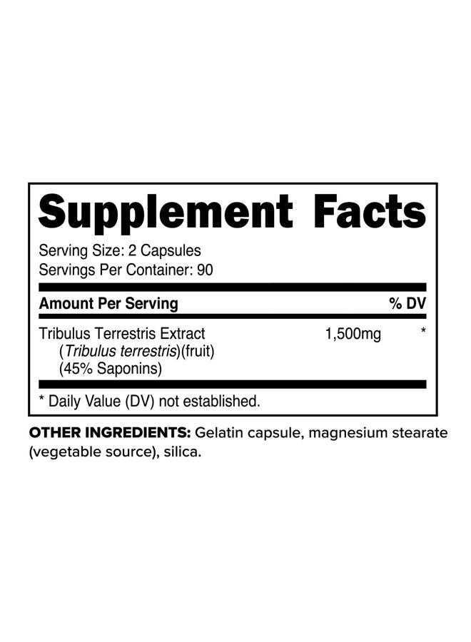 Primaforce Tribulus Terrestris Extract Capsules (180 Capsules) - 90 Servings / 1,500mg Tribulus Per Serving, Herbal Tribulus Supplement for Men and Women - Image 2