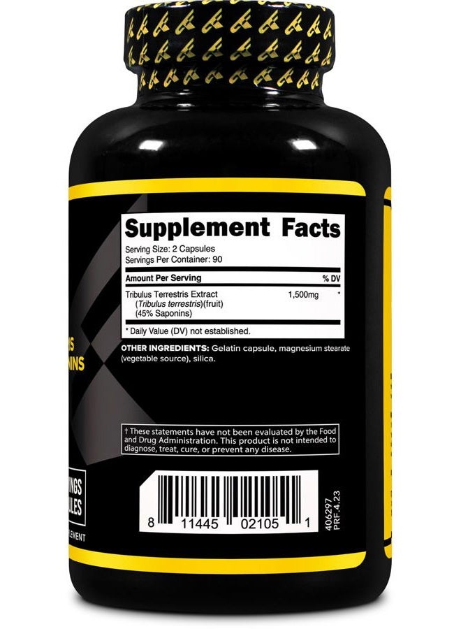 Primaforce Tribulus Terrestris Extract Capsules (180 Capsules) - 90 Servings / 1,500mg Tribulus Per Serving, Herbal Tribulus Supplement for Men and Women - Image 4