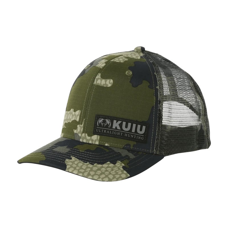 KUIU CorduraÂ® Trucker Hat - Ultralight, Breathable Mesh Back, Adjustable Snapback, 6-Panel Design, DWR Stain-Resistant Visor - Image 1