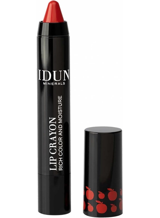 IDUN MINERALS قلم شفاه إيدون مينييرالز - 406 ليل للنساء 0.09 أونصة أحمر شفاه - Image 1
