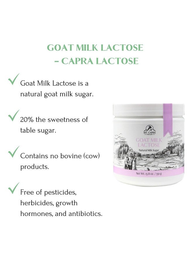 MT. CAPRA SINCE 1928 Capra Lactose - Natural Goat Milk Sugar - 1 Lb, 1 Pound - Image 3
