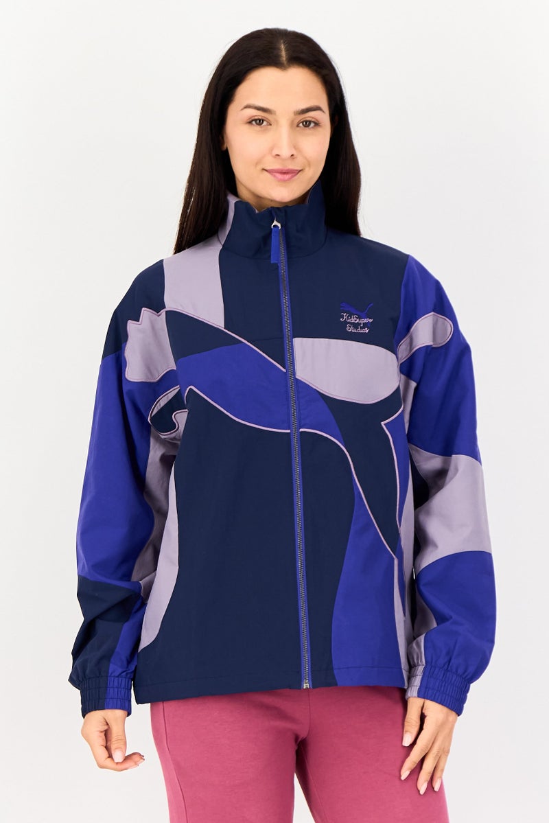 Puma x Kidsuper Women Sportswear Fit Long Sleeve Training Jacket, Multicolor - Image 1