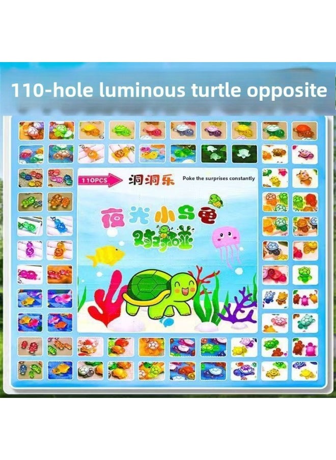 Generic - Little Tortoise Luminous Cave Music Blind Box Tide Play Desktop Ornaments Lucky Draw Poke Le Egg Boy Cave Music Lucky Draw Blind Box-Color:Sanrio 25 Holes [high-end Version Of Large Dolls With Full Soft Glue] - Image 1