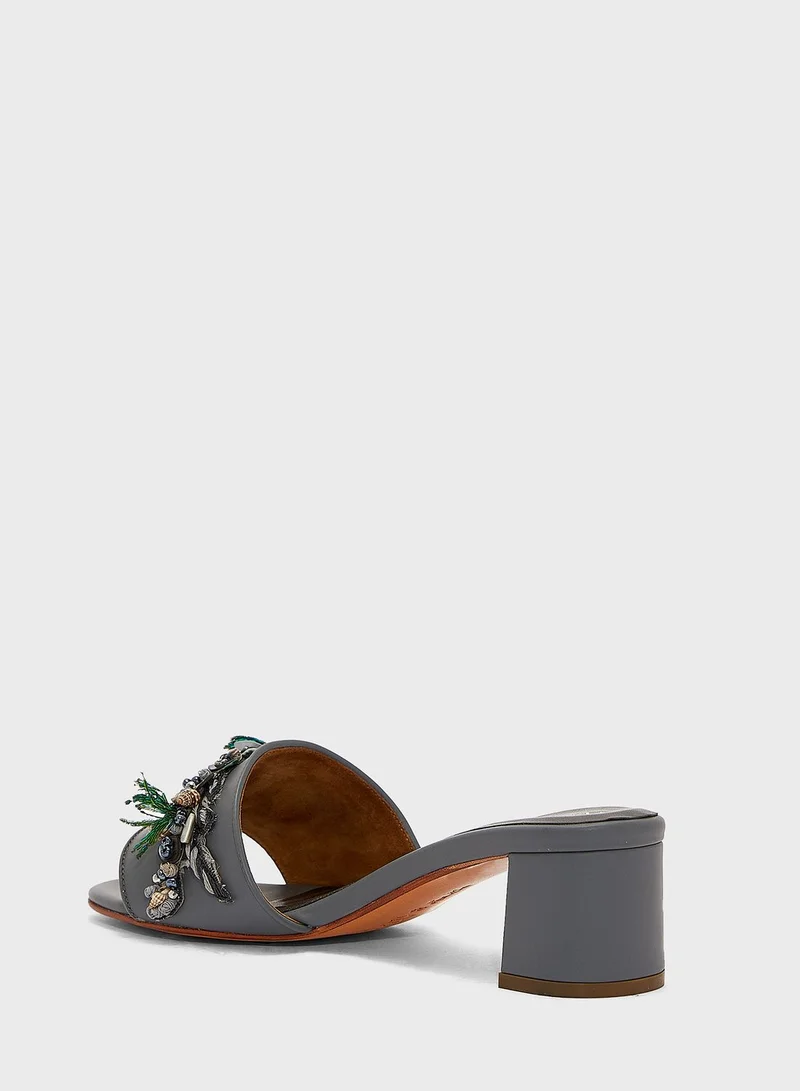 Nicoli Gildo Mid Heel Sandals