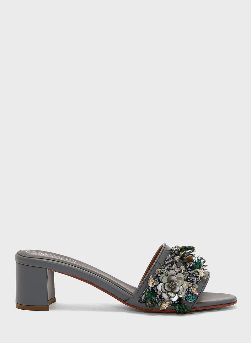 Nicoli Gildo Mid Heel Sandals